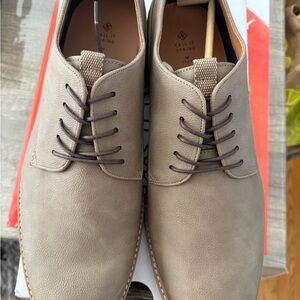 Call It Spring Men's Beige Lace-Up Oxfords